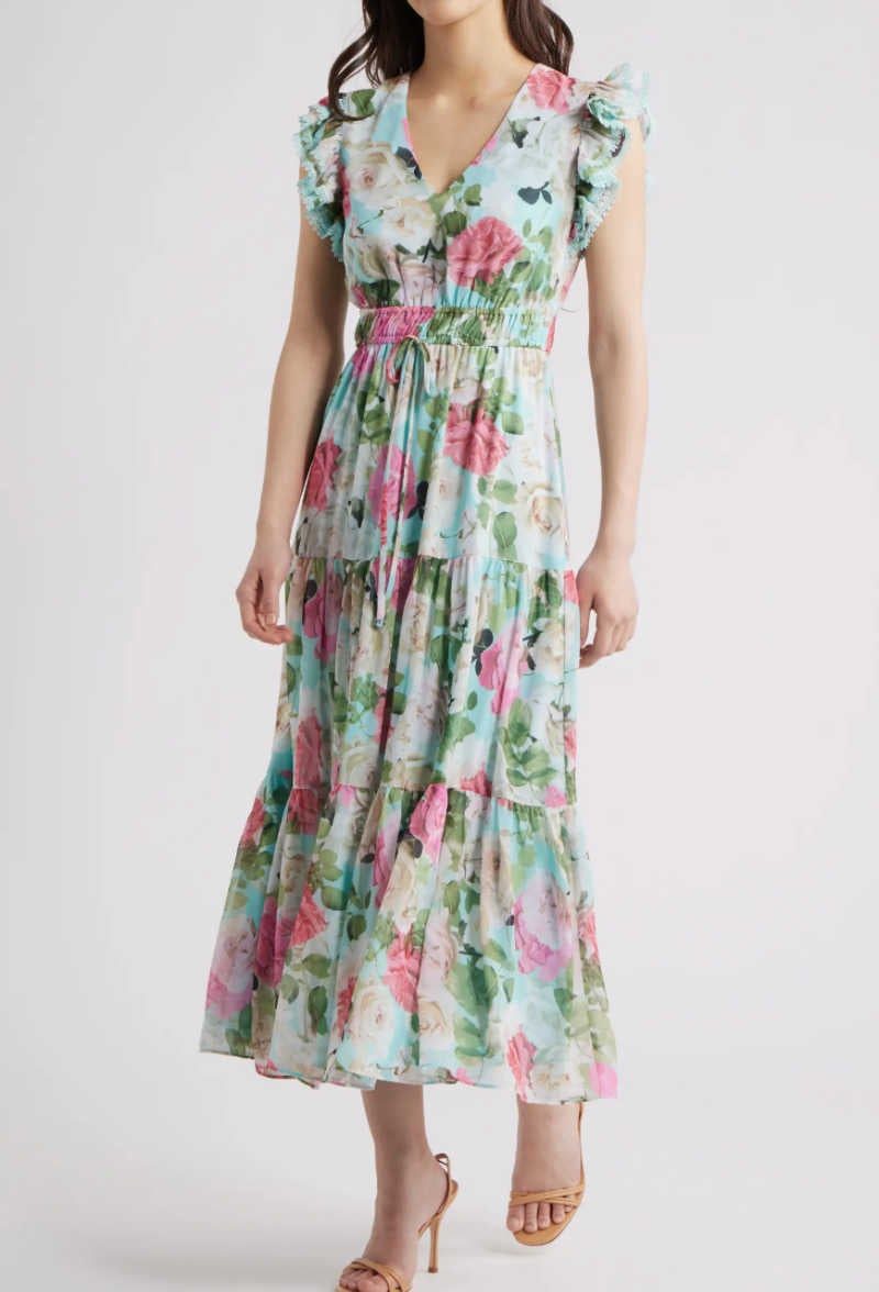 Fabulous After 40 shares a Pretty Print Dress 