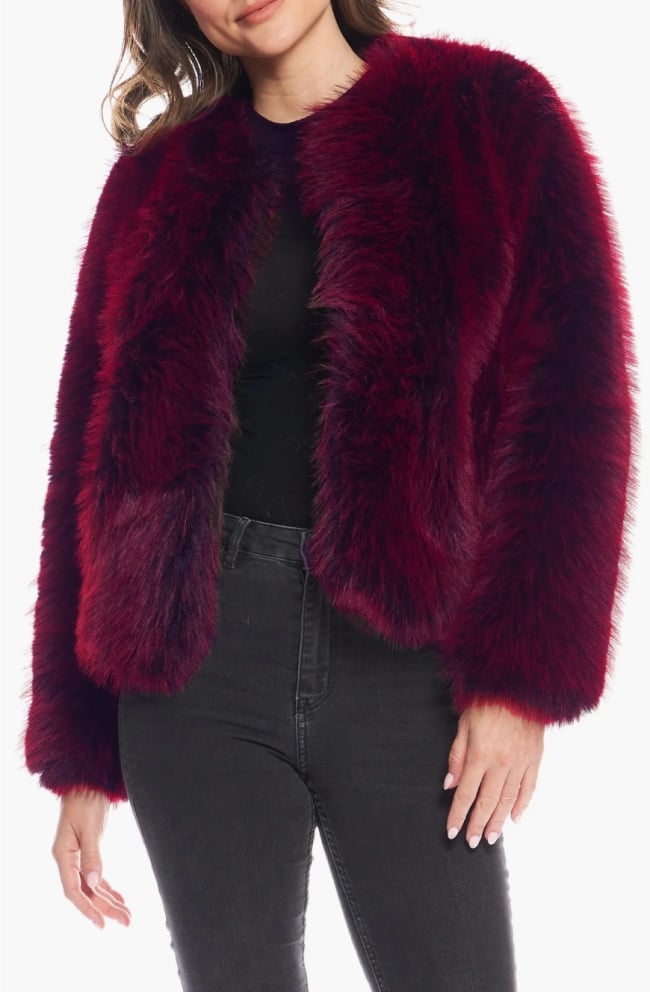faux fur jacket | Outfits to Wear to a Concert in Winter