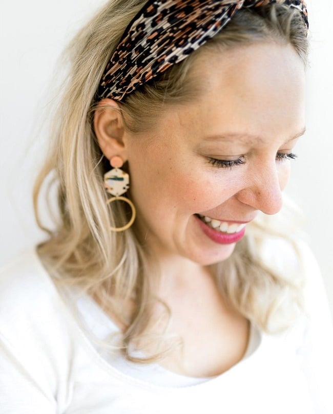 leopard headband