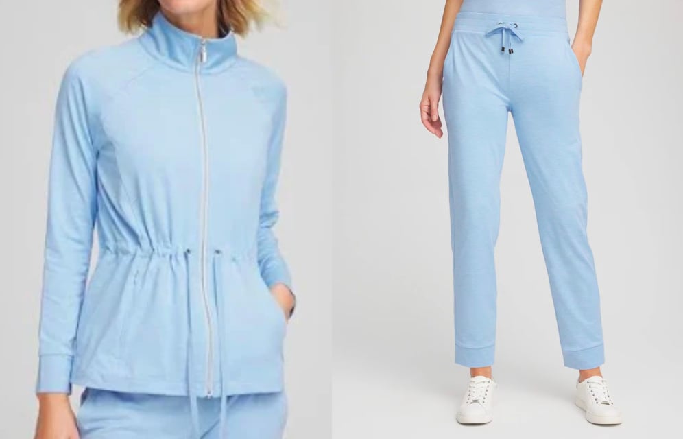 light blue loungewear set