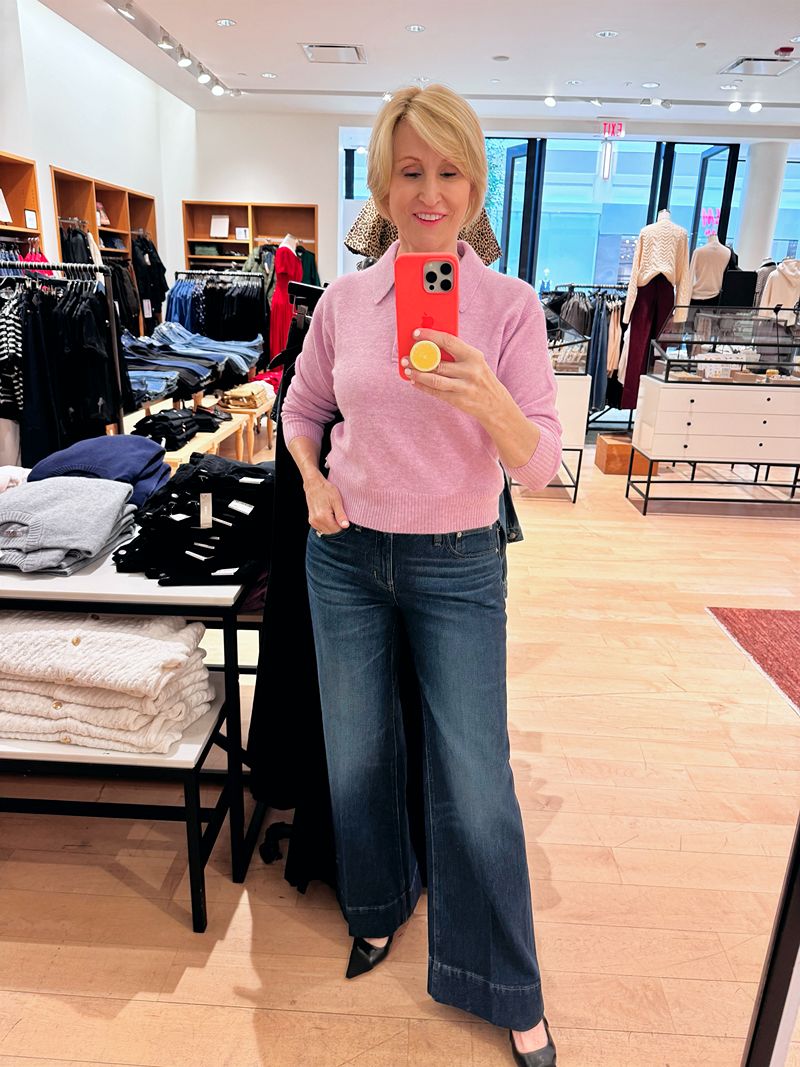 Pink Polo Sweater