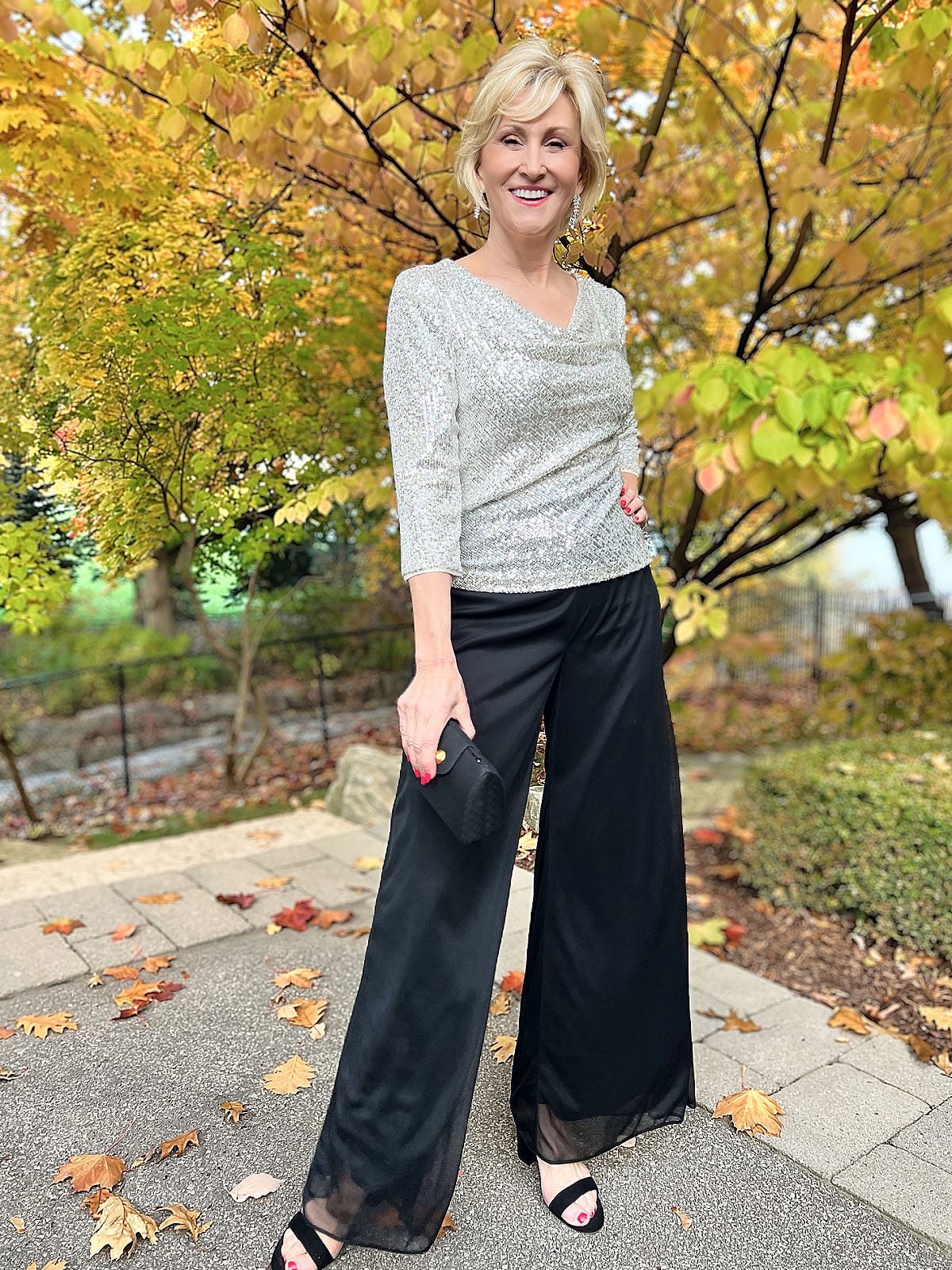 sporty evening wear