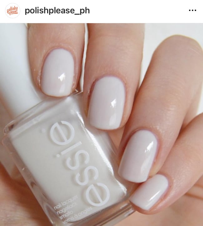 creamy white Summertime Nail Colors