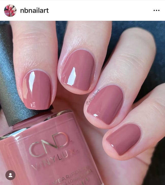 soft mauve nail polish