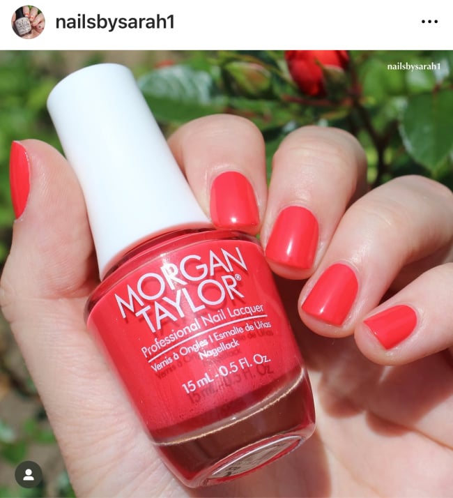 nail polish trends watermelon tint