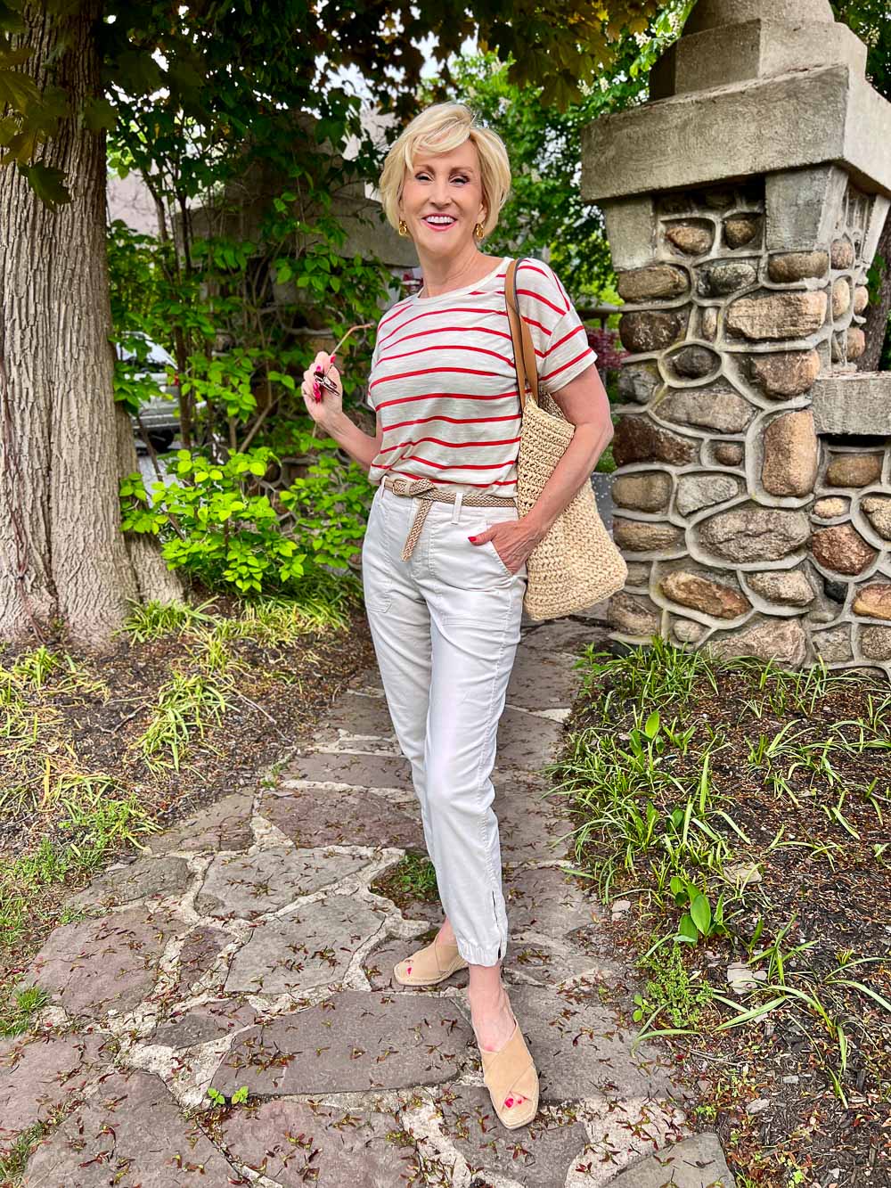 Slim Cargo Pants for Women Over 50