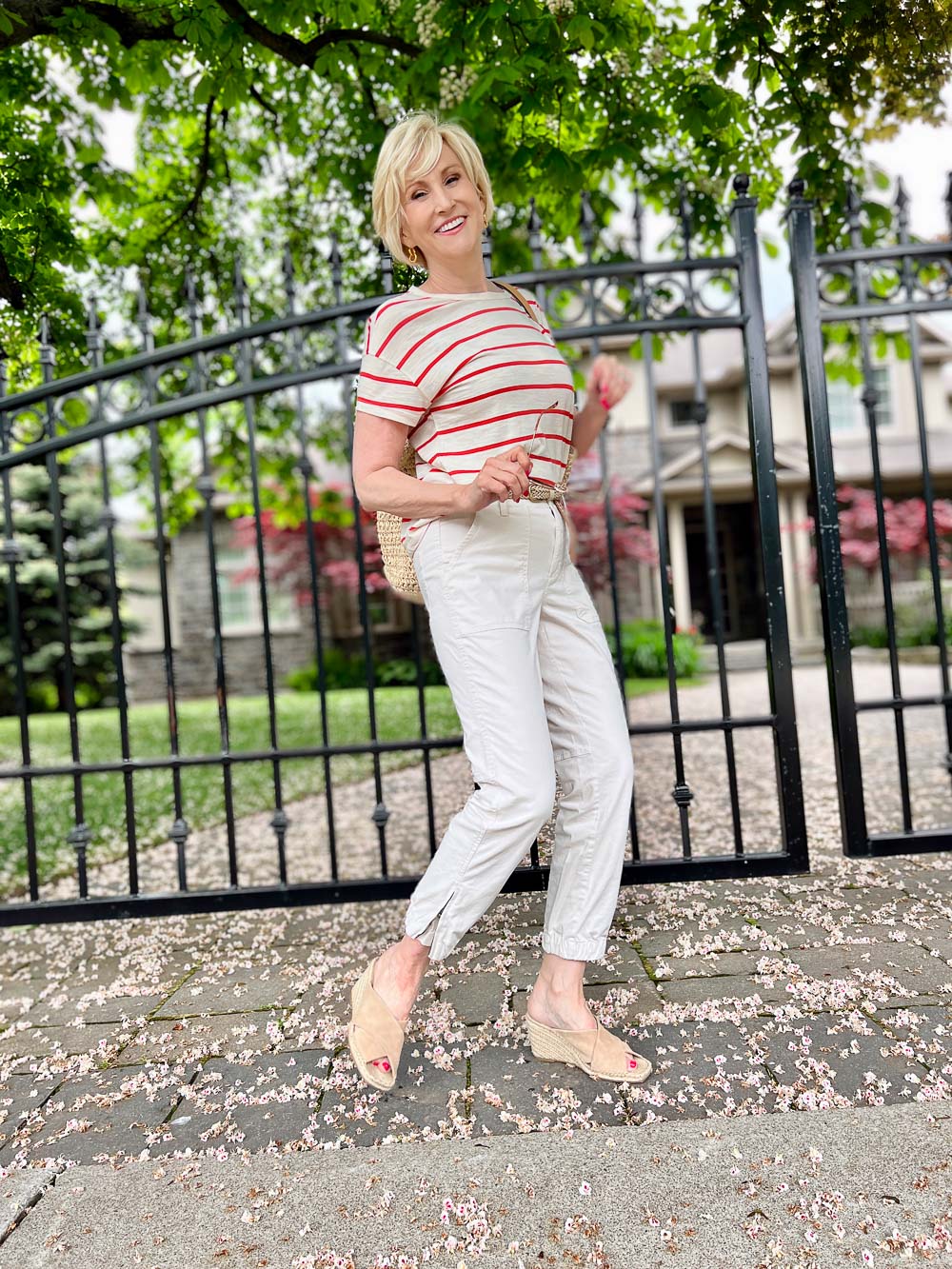 Slim Cargo Pants for Women Over 50