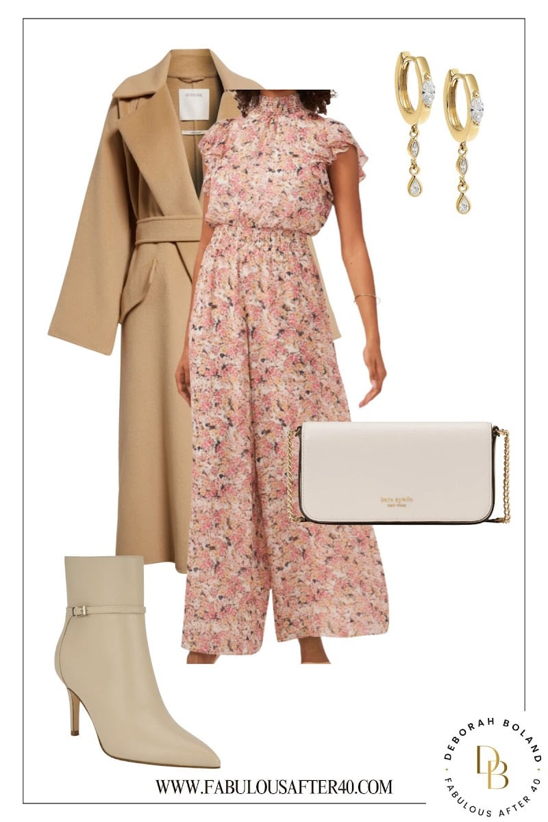 Winter Bridal Shower - dressy floral Jumpsuit