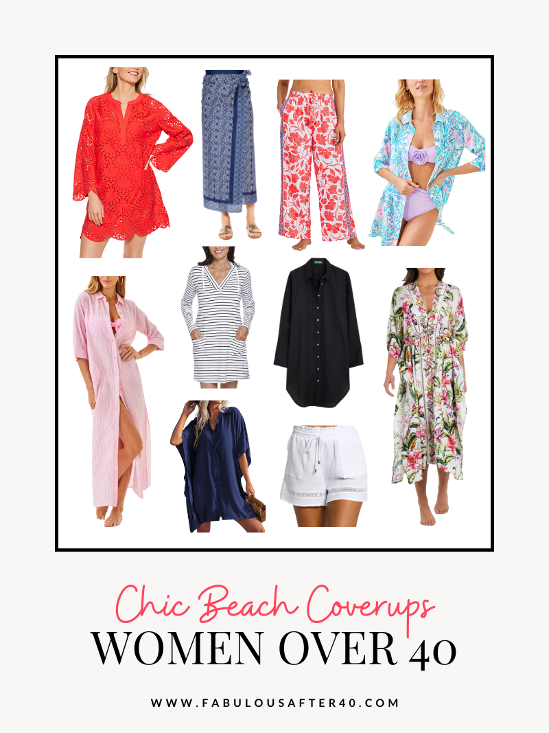 CHIC BEACH COVERUPS FOR WOMEN OVER 40