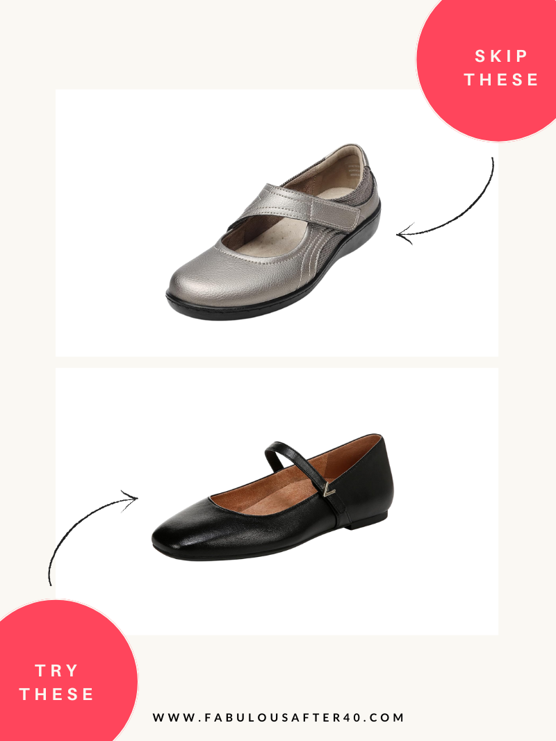 SHOES THAT AGE YOU, SHOES THAT MAKE YOU LOOK YOUNGER AND TRENDY