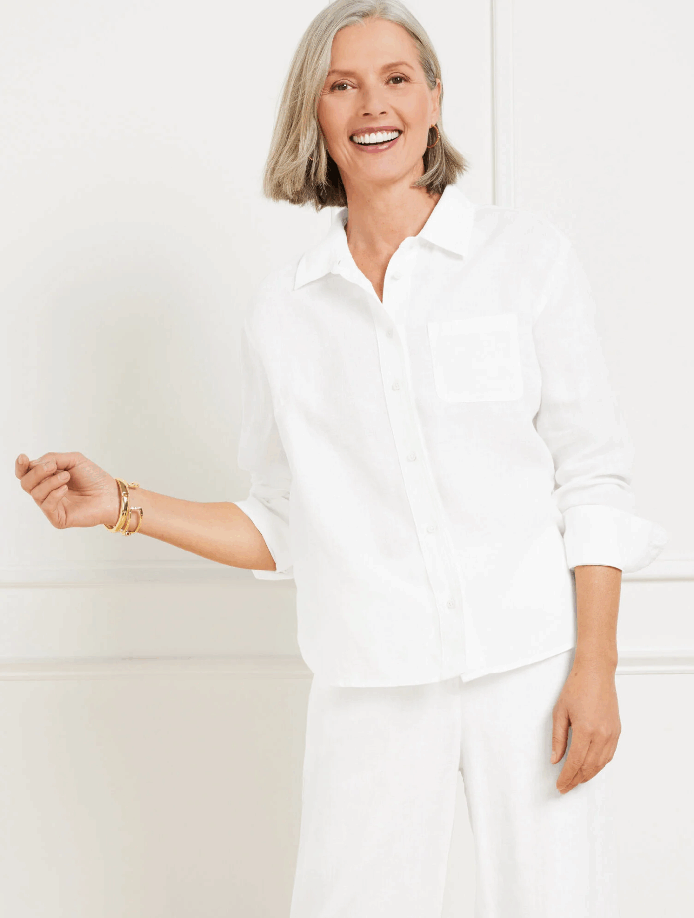 TOPS TO BUY FOR A SUMMER CAPSULE WARDROBE, WHITE BUTTON DOWN TOP