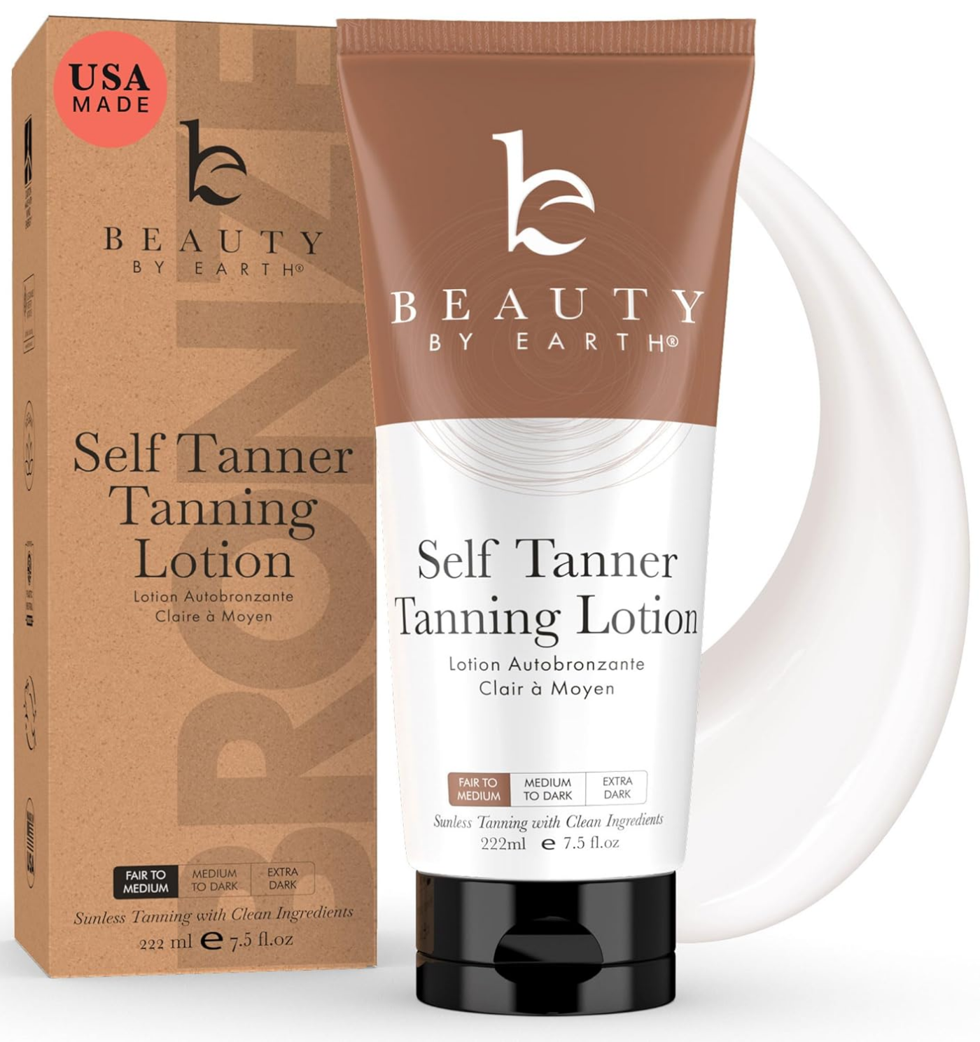 Beauty by Earth Self-Tanning Lotion & Mousse