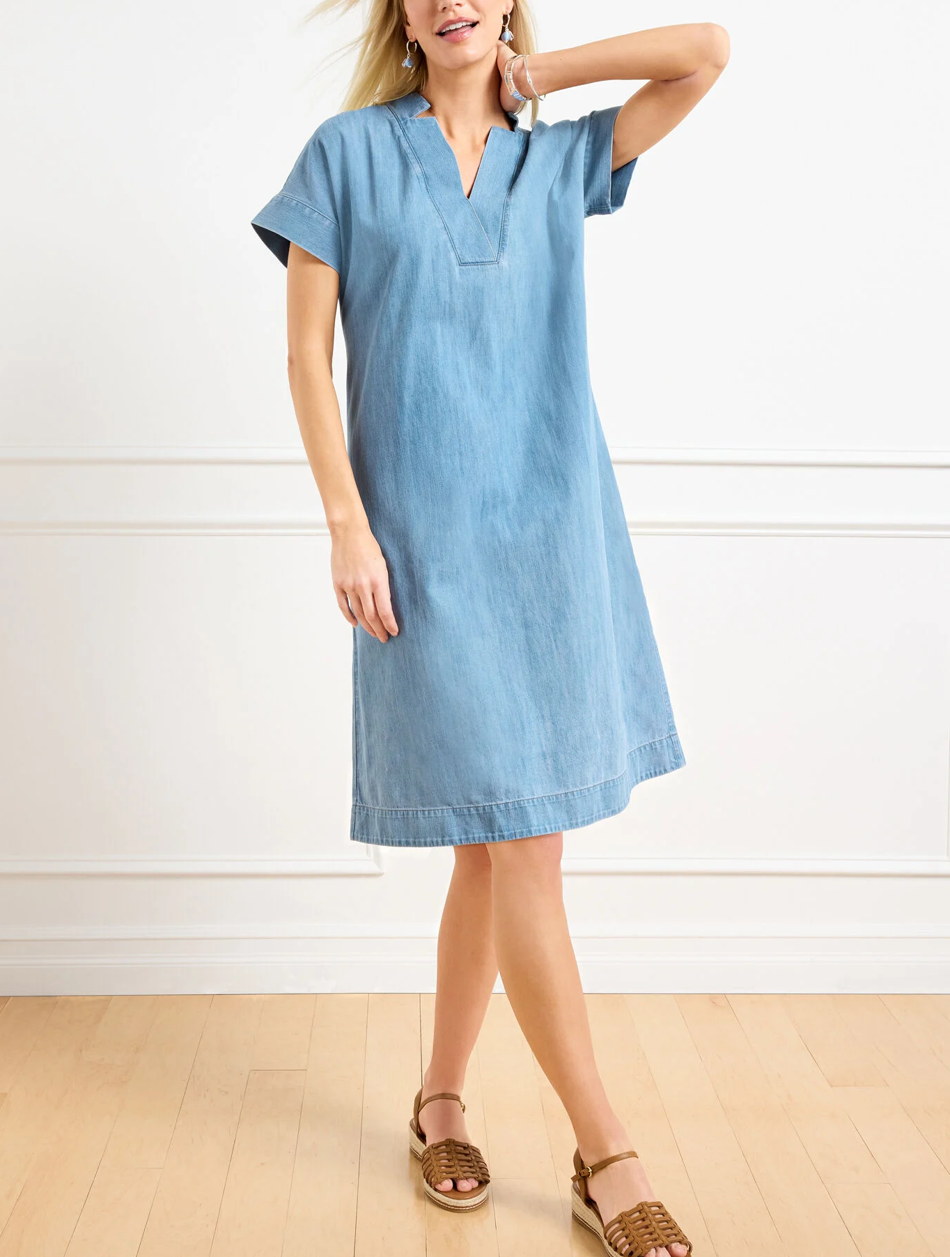 Linen or Cotton Dress for Casual Summer